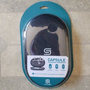 Untangled Capsule Accessory Organizer Hard Case For Gadgets Earbuds Cords Cables